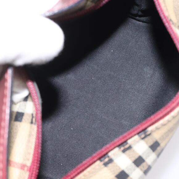 Burberry Nova Check Hand Bag Pvc Beige Silver - Picture 11 of 16